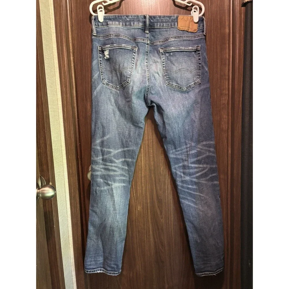 American Eagle Outfitters Next Level Airflex Jeans Mens 32x30 Blue Denim Skinny